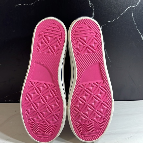 Ten Ben Girl’s High Top Sneakers Blue/Pink sz 3.5 - Picture 7 of 8